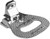 Footstep, folding; meets requirements of federal highway administration regulation 49 cfr, section399, minimum 5 in. Dia., can withstand a vertical static load of 500lbs., serrated surface, offset clearance when closed of 13/16 in., Chrome finish