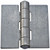 4 In. X 4 In. Butt Hinge.  Cold-Rolled Steel.  Gauge .130 In..  Pin Diameter .283 In..
