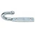 Heavy Duty Zinc Plated Steel Hook 3.12" Long With 2 Mounting Holes .34" EMC 166CH ZN | Eberhard  | Austin Hardware
