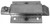 Eberhard Flush bolt with screw, 6.9 LBS spring, zinc plated EMC 4972-58U ZN |Austin Hardware