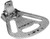 Footstep, folding; can withstand verticle static load of over 1,000 lbs., 8 in. Manganese bronze, stainless steel spring, 35 square inch step pad