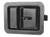 Eberhard Paddle Handle Latch With Padlock Eye, With (4) Standard Mtg. Holes And Long Angle 30 Slide Bolt, 5-1/2 In. L X 4-1/4 In. W, Zn EMC 84-4907 ZN |Austin Hardware