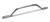 Grab Handle, 1/2 In. Diameter Aluminum, Overall Length 13 In., Height 2 In., Grab Section 7 In., Two Mounting Holes On Each End, Drilled And Countersunk For 1/4 In. Screws