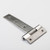 8in. Strap Hinge, 3/8in. Offset, Square Holes, Removable Pin