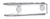 Cable anchor bracket, hole 17/32in high from base