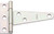 3 In. Light Duty T-Hinge, No Screws