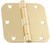 3 1/2 X 3 1/2 Satin Brass NA 512-3 1/2 SB |Austin Hardware