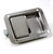 Paddle Handle Latch, Single-Point Engagement, Non-Locking, Flat Tray, 5-1/2 In. L X 4-1/4 In. W, 30 All-Steel Bolt, (4) 17/64 In. Mtg. Holes On 4-1/8 In. X 3-5/8 In. Centers, Ss