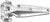 Chrome Die Cast Hinge, Flush, Right Hand PH 109 F CH |Austin Hardware