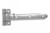 Strap Hinge, 8 Gauge Steel, 12 In. L X 2 In. W Strap, 4 1/2 In. X 1 5/8 In. Bracket (from Center Of Pin), 1/2 In. Diameter Steel Pin, Stainless Steel PH 2212 SS POL |Austin Hardware