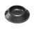 Cast aluminum wheel cup, round shape, 2.8 in. overall outside diameter, (2) #10 countersunk mtg. holes, vibratory (shiny) finish