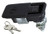 Lift and Turn Flush Compression Latch, Black, Locking