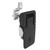 Lift and Turn Flush Compression Latch, Black, Locking