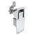 S 62-40-311-2 Southco Compression Latch, Lift & Turn, Medium Size, 26-36mm Grip (36-46mm with Cam Reversed) Flush Style, No Restriction, Non-Locking, Zinc Alloy, Chrome Plated, Polished Southco Austin Hardware & Supply
