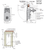 S 62-42-351-3 Southco Compression Latch, Lift & Turn, Medium Size, 36-46mm Grip, Flush Style, Key Locking, Zinc Alloy, Powder Coat, Black Southco Austin Hardware & Supply