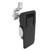 Southco 62-40-351-3 Southco Compression Latch, Lift & Turn, Medium Size, 26-36mm Grip (36-46mm Grip with Cam Reversed), Flush Style, No Restriction, Non-Locking, Zinc Alloy, Powder Coat, Black
