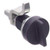 Southco Vise Action compression latch, zinc alloy, black powder coat, .39-1.06 in. grip range, .71 in. door thickness, knob style, hand operated, large S E3-10-504-50 |Austin Hardware