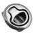 Flush pull latch, stainless steel, electropolished, .98-1.02 in. grip range, .28-.47 panel thickness, medium