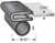 Trim Seal With 3/8 In. Dia. Bulb, Black Pebble, For 1/16 In. Edge Thickness, Aluminum Clips, Bulb Location "E"