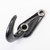 Tow hook, 13,500lbs. Max. Working load, right hand, drop forged from quality controlled steel, lightweight with exceptional strength, with (2) mtg. Holes, 1-1/2 in. Thickness through center boss, black finish
