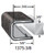 TL 1375 B3 X 3/8 Edge Trim, Black Pebble, For 3/8 In. Edge Thickness, Aluminum Clips, Sold by the foot. Trim-Lok Austin Hardware & Supply