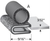 Trim-Lok Trim Seal With 7/16 In. Dia. Bulb, Black Pebble, For 3/32 In. Edge Thickness, Aluminum Clips, Bulb Location "A", Sold by the foot. TL 4100 B3 X 3/32-A |Austin Hardware