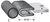 Trim-Lok Trim Seal With 3/8 In. Dia. Bulb, Black Pebble, For 1/8 In. Edge Thickness, Aluminum Clips, Bulb Location "C" TL 3100 B3 X 1/8-C |Austin Hardware