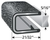 Trim-Lok Edge Trim, Black Pebble, For 5/16 In. Edge Thickness, Aluminum Clips, Sold by the foot. TL 1375 B3 X 5/16 |Austin Hardware