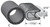 Trim-Lok Trim Seal With 5/8 In. Dia. Bulb, Black Leather, For 3/16 In. Edge Thickness, Aluminum Clips, Bulb Location "C", Sold by the foot. TL 6150 B2 X 3/16-C |Austin Hardware
