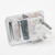 Single point paddle handle, flush mounted, all chrome, non-locking, single point .237 in. diameter pivot plate, left handed