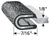 Trim-Lok Edge Trim, Black Pebble, For 1/8 In. Edge Thickness, Aluminum Clips, Sold by the foot. - 1 - 2 - 3 TL 75 B3 X 1/8 |Austin Hardware