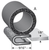 Trim-Lok Trim Seal With 3/4 In. Dia. Bulb, Black Pebble, For 1/8 In. Edge Thickness, Aluminum Clips, Bulb Location "A", Sold by the foot. TL 7100 B3 X 1/8-A |Austin Hardware