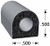 Trim-Lok D-Shaped Neoprene Gasket, .50 In. Tall X .50 In. Wide With Bonded Tape System, Sold by the foot. TL X202-BT |Austin Hardware