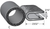 Trim-Lok Trim Seal With 3/4 In. Dia. Bulb, Black Pebble, For 3/16 In. Edge Thickness, Aluminum Clips, Bulb Location "C", Sold by the foot. - 1 TL 7375 B3 X 3/16-C |Austin Hardware