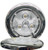 TecNiq SILHO-X 2.75" RND WHT W/SS TRIM RING TQ E13-WS00-1 |Austin Hardware