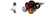 TQ S34-RR00-1 Red Mini PC Sidemarker Red Lens w/8.5" wire TecNiq Austin Hardware & Supply