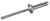 BULB-TITE RIVET ALUM DH W/WASHER