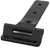 STRAP HINGE 8IN ALUMINUM EXT BLACK POWDER COAT