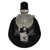 EMC 18430-54PL-31AC 3-point black/chrome T-Handle, No Cylinder, Fat Roller Eberhard Austin Hardware & Supply