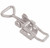 Light duty adjustable latch, Small size, Electropolished 316 Stainless Steel with Countersunk mounting holes.
