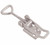 Medium duty adjustable latch, Medium size, Electropolished 316 Stainless Steel with Countersunk mounting holes.

