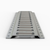 E TRACK HORIZONTAL 50KSI STEEL GALVANIZED 2FT IN LENGTH