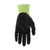 Work Gloves, HPPE Cut Resistant Shell, Hi-Vis, Nitrile Coated Palm and Fingertips, Nitrile Micro-Dotted Palm, Reinforced Thumb Crotch, 18 Gauge, Size XL