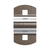 LR-0500-BO1-ZN Clip ONLY for use with Cargo Restraint D-Ring, 1/2", 12000 Lbs. Min. Breaking Strength, Clear Zinc Plating for Bolt-On Applications Austin Hardware & Supply
