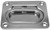 Spring Loaded Lift Handle, Stainless Steel, 2-15/16 In. X 2-5/16 In..  Eliminates Rattling.  Requires Cut Out Or Recess For Installation.  Mounted Profile Only 3/64 In..