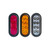6IN OVAL HI VIS STROBE GRMT MNT PGTAIL