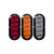6IN OVAL AMBR TURN VERT SURF MNT AMBR LENS PGTAIL