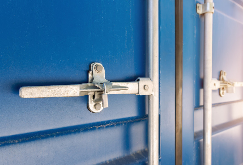Trailer bar locks on rear doors