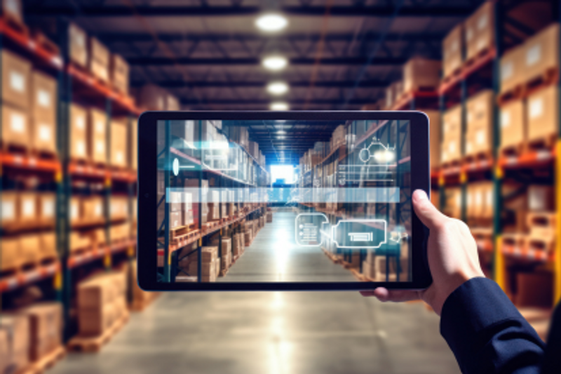 supply chain tablet warehouse