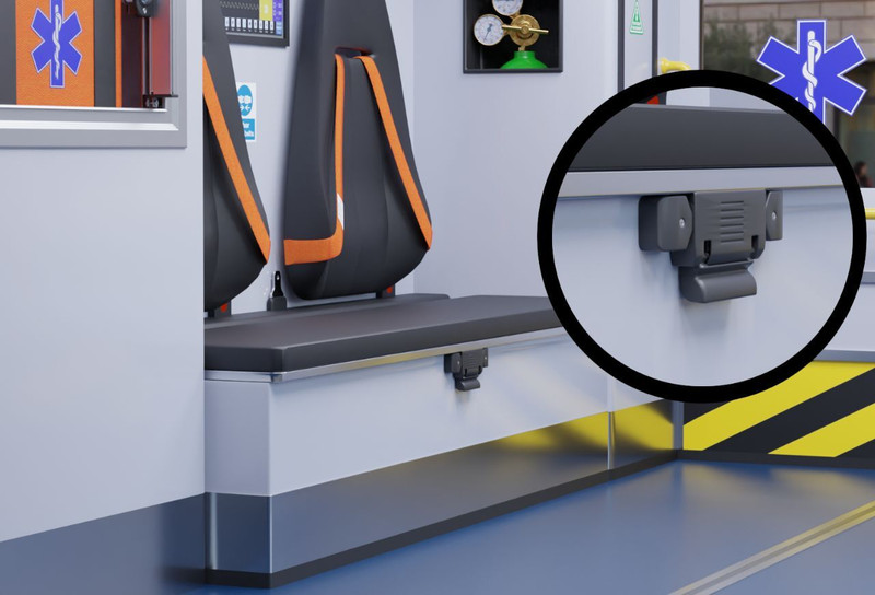 Squad Bench Latch With Close Up